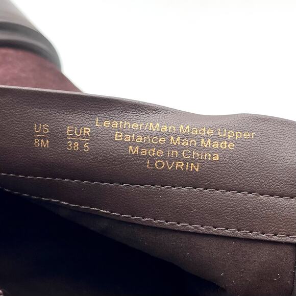 Sam Edelman Women Lovrin Platform Combat Boot US 8 M EU 38.5 Burgundy Suede NWOB - Picture 12 of 12